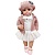Интерактивная кукла Реборн Малышка в платьице Yeez Wood JX-298-25